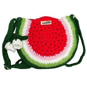 Addlov Handmade Fun and Unique Gifts for Mom, Lovely Mothers Day Gift - Crochet Crossbody Bag, Comfortable Purse for Teen