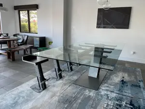 Industrial Style Steel Cantilever Table Base