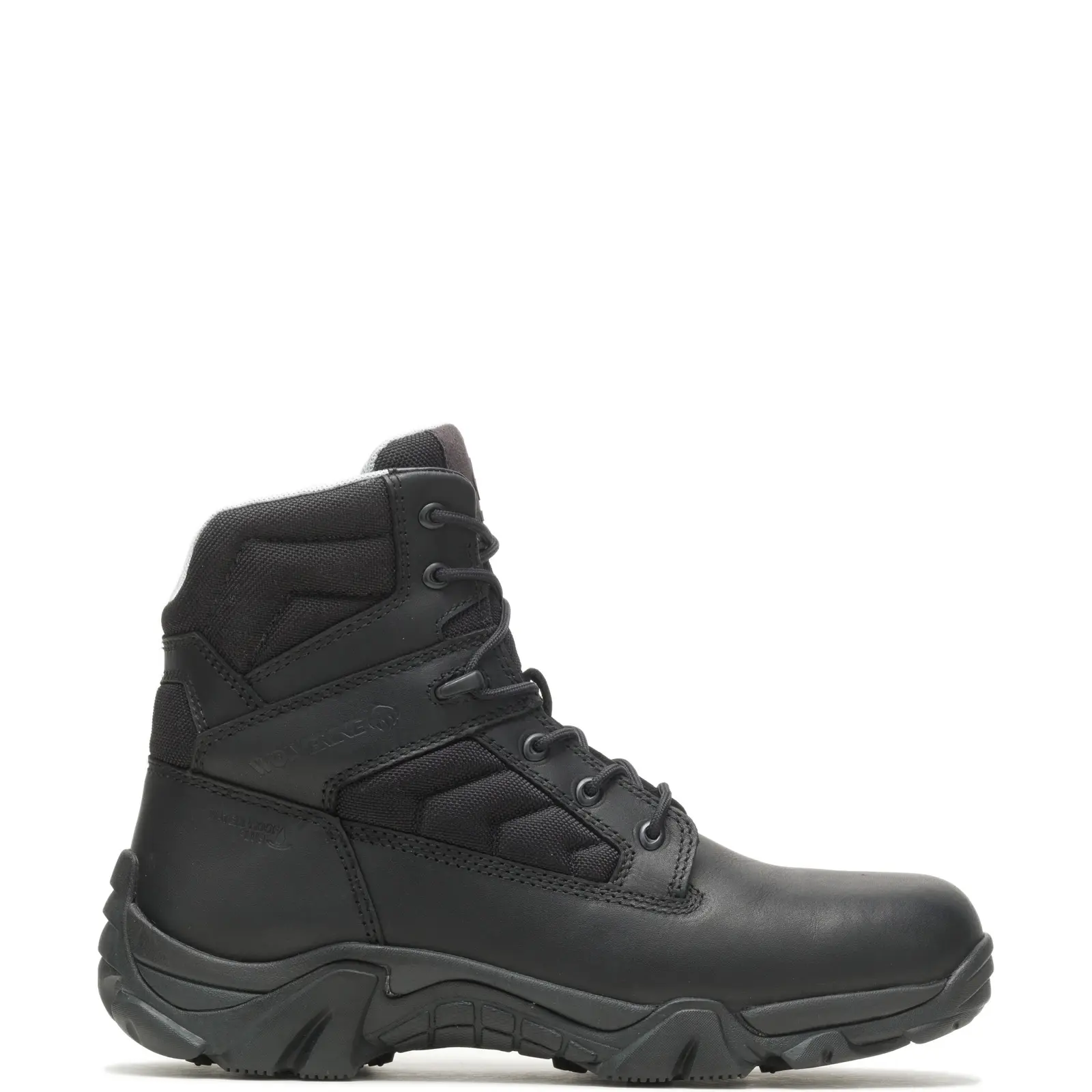 Wolverine Wilderness Tactical Waterproof 6" Mens Black Tactical Boots