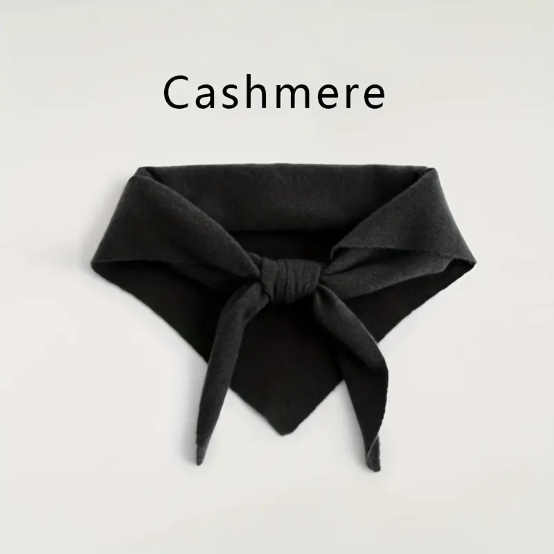 Professional Solid Scarf in Black or Coffee Color - Breathable Wrap for Business and Everyday Office Wear, Elegant, Cashmere, Pure Cashmere, Wrap Scarf, Plain, Fashionable Neck Decoration