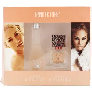 Jennifer Lopez Variety Set-2 Piece Mini Variety With Glow Edt & Jlove Edp And All Both Are 1 Oz For Women