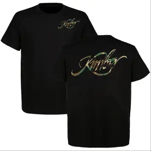 Kimber Camo Logo T-Shirt Premium Gun Graphic Tee 2A Patriotic Veteran Gift Tactical Streetwear USA Unisex Black Shirt