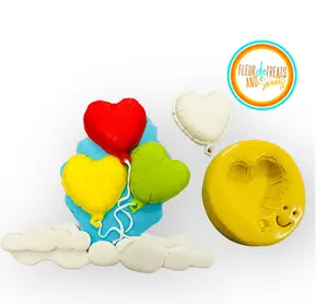 DAWN'S BALLOON FONDANT FOOD SAFE SILICONE MOLD FOR CUPCAKES/TREATS CANDY MOLD