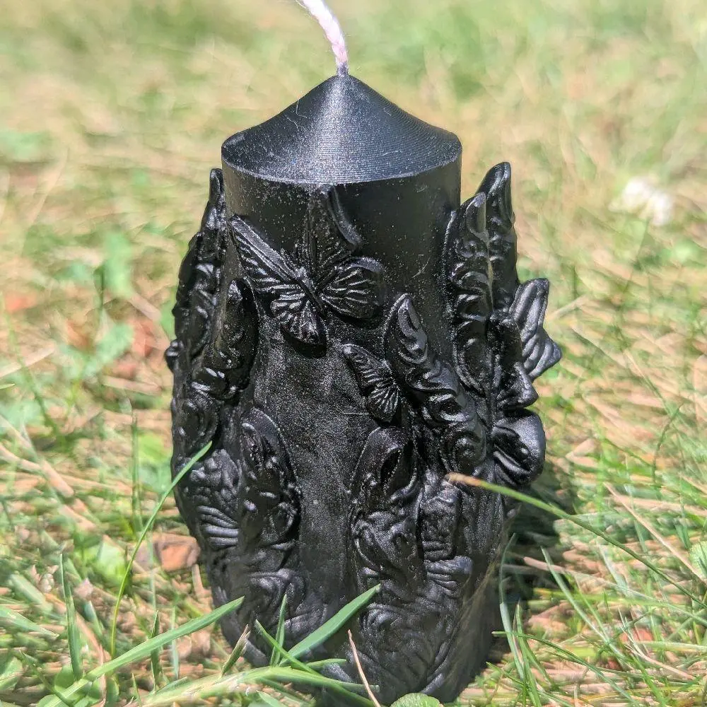 Beeswax or Soy Ritual Unscented Candles with Unique Butterfly Design Natural Aromatherapy Scented for Home Decoration Nature
