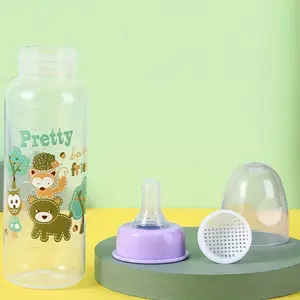 HOTMIR 240ML Baby Bottle with Handle, Formula Feeding Straw Bottle, Easy to Grip Design, Suitable for Baby'S Little Hands, Essential Feeding