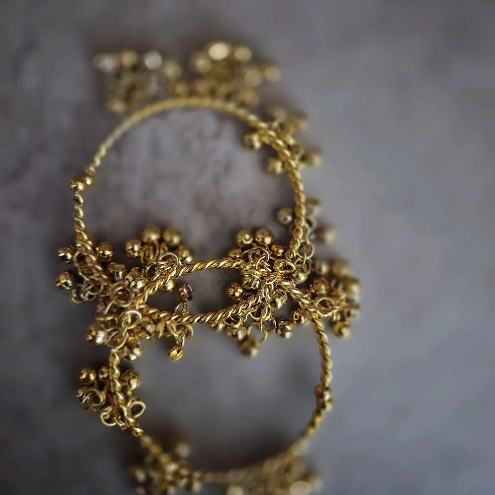 kashmiri ghungroo two bangles free size kashmiri ghungroo two bangles free size