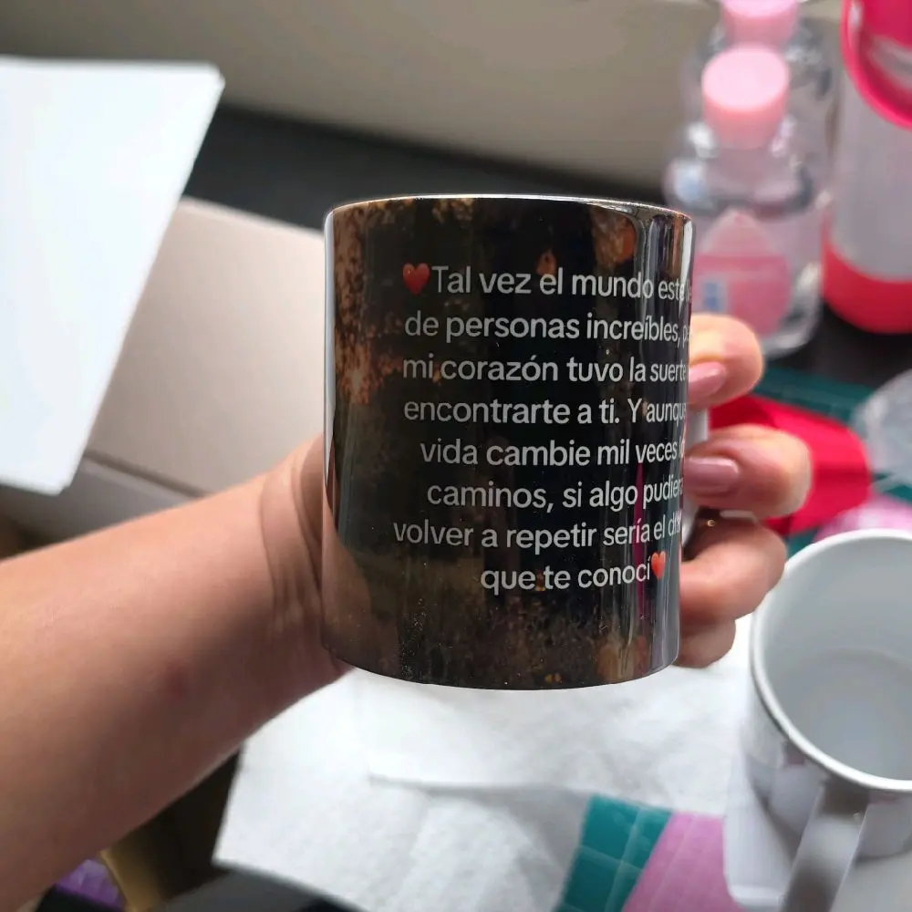 Personalized 11 oz Ceramic Mug with Custom Photo & Name