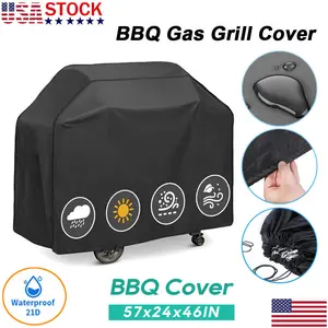 BBQ Gas Grill Cover 57 Inch Barbecue Waterproof Outdoor Heavy Duty Protection