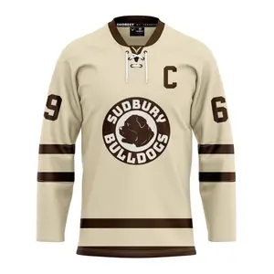 Official SHORESY VINTAGE Shore 69  Sudbury Bulldogs PRO Jersey