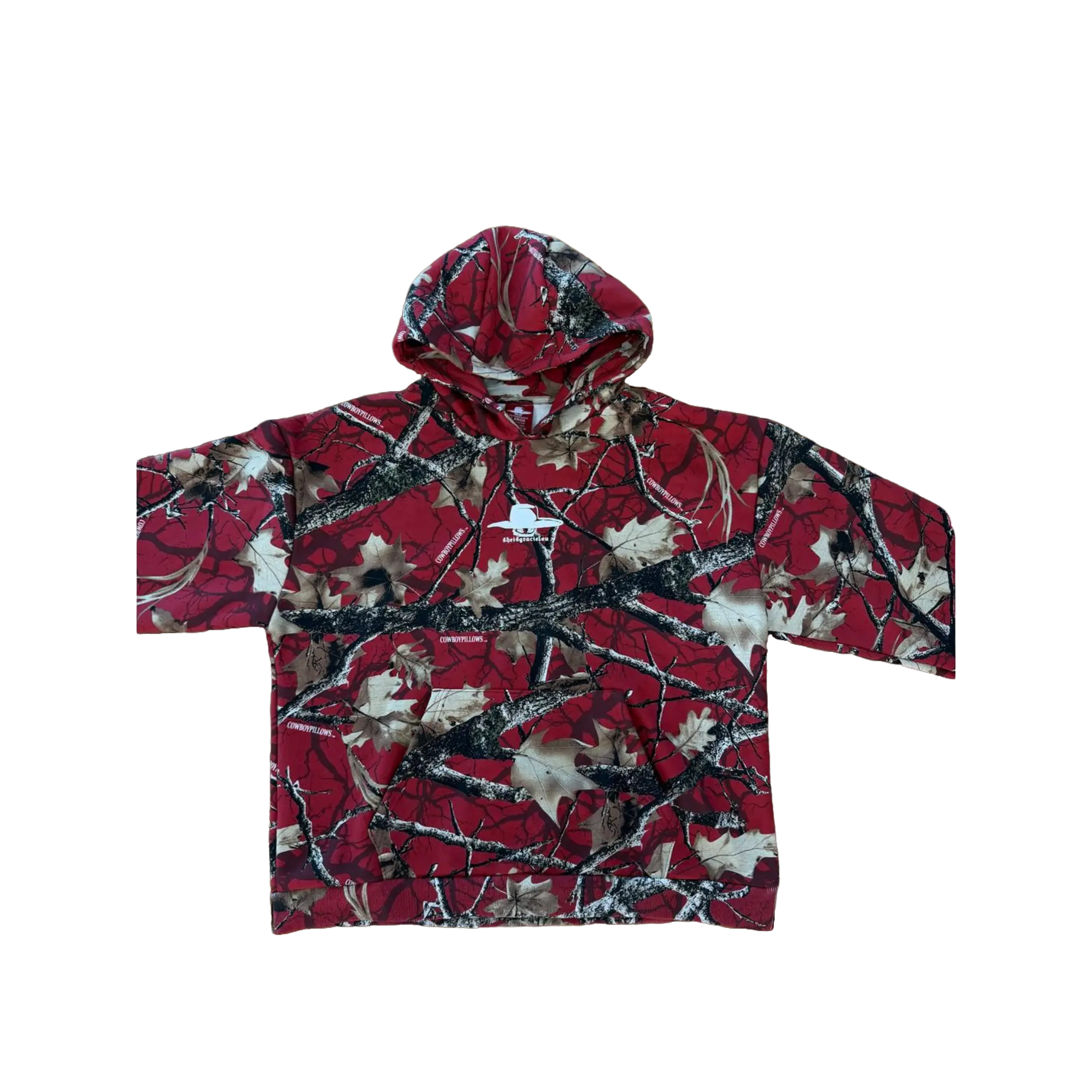 Red CAMO sheisgracielou Logo Hoodie