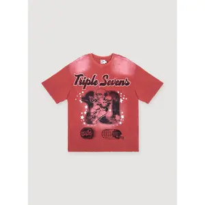 Triple Sevens All Star Football Tee Red