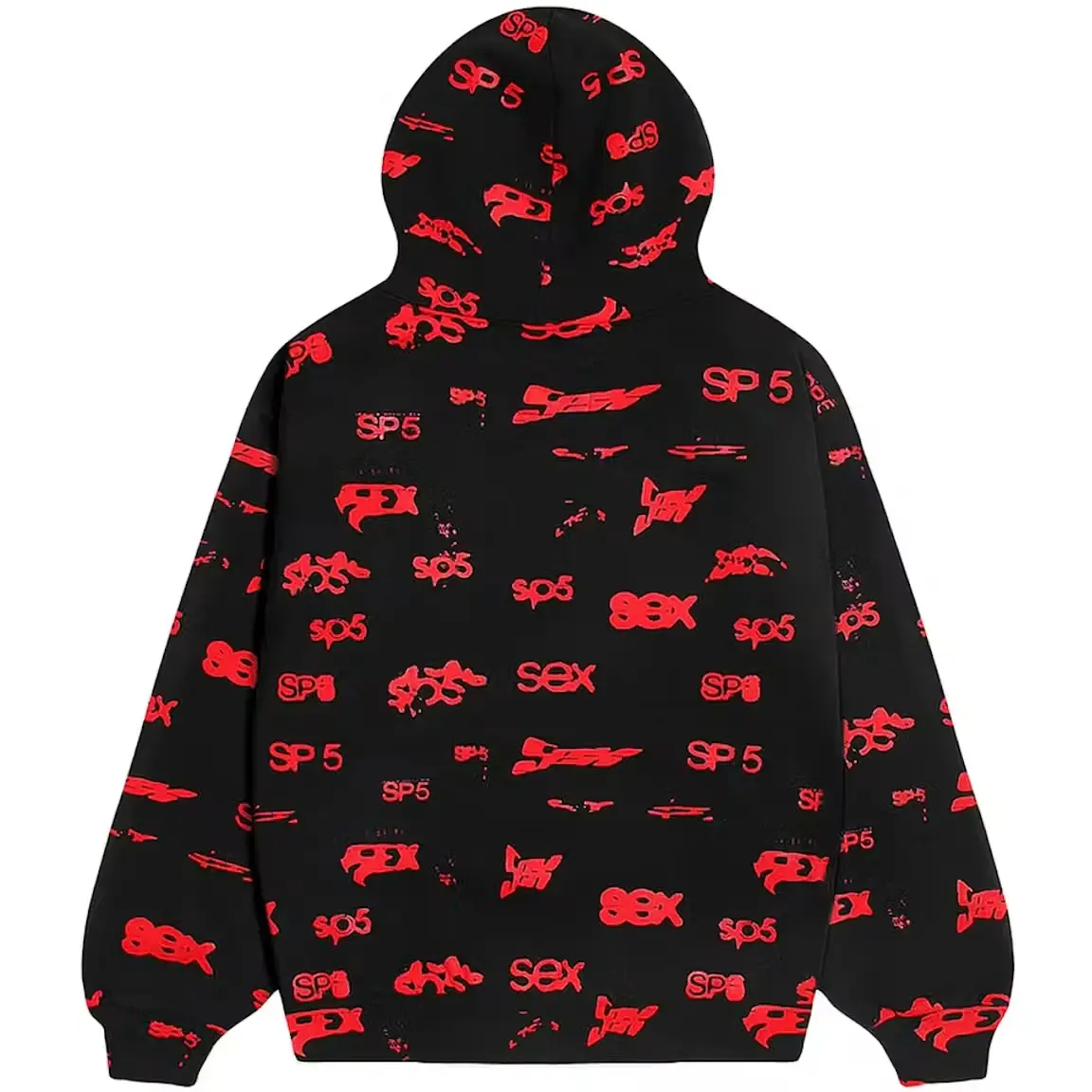 Y2K Hip Hop Spider Sex Graphic Hoodie | Unisex Pullover Sweatshirt for Men & Women