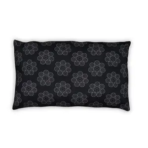 Star Wars Lumbar Throw Pillow | White Imperial Symbol Pattern | 15 x 24 Inches