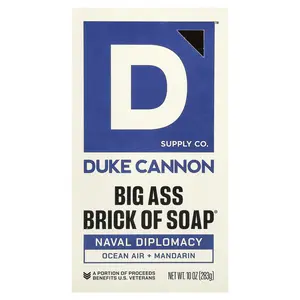 Duke Cannon Supply Co. Big Brick Of Bar Soap®, Naval Diplomacy, 10 oz (283 g)