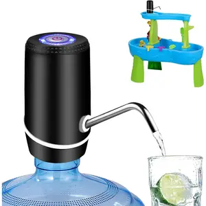 Water Dispenser for 5 Gallon Bottle, Electric Water Pump for 5 Gallon Jug with Switch and USB Charging, Portable Automatic Water Jug Dispenser for Camping, Travel, Home, Kitchen, Office