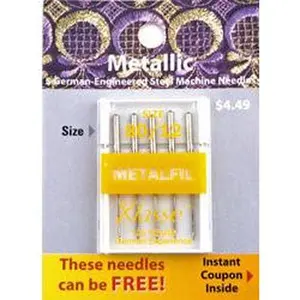 Klasse Size 80/12 Metallic Embroidery Machine Needles