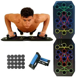 5-in-1 Push-Up Board Training Set, 30 Hole Push-Up Trainer with Resistance Bands & Large Grip Handles, Home Gym Chest, Arms & Core Workout Equipment, Push Up Stand, Push Up Bars, Full Body Exercise Machine for Men & Women – Enhanced Version