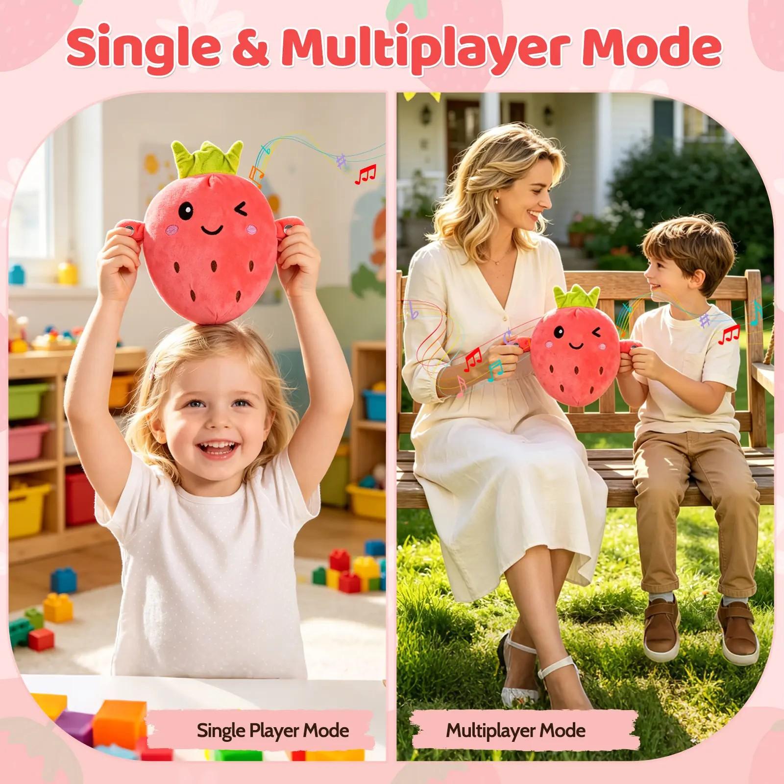 Interactive Music Plush Toy Set -Carrot,Banana & Strawberry(No battery) Electric Plush Toys forParent-Child Interaction, Couples & Friends Prank Toy, Valentine's Day & Easter Party Fun Gift for Kids & Adults Interactive Music Plush Toy Set -Carrot,Banana & Strawberry(No battery) Electric Plush Toys forParent-Child Interaction, Couples & Friends Prank Toy, Valentine's Day & Easter Party Fun Gift for Kids & Adults