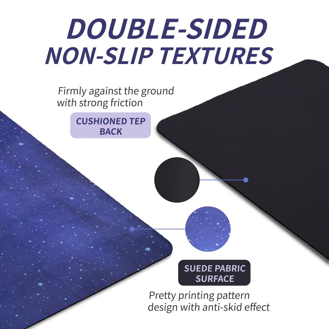 Yoga Mat, Exercise Yoga Mat Print With Non-Slip Design, Professional TPE Exericise Mat, 72  X 24 Multi-Purpose Workout Mat For Women, Pilates Fitness And Floor Exercises