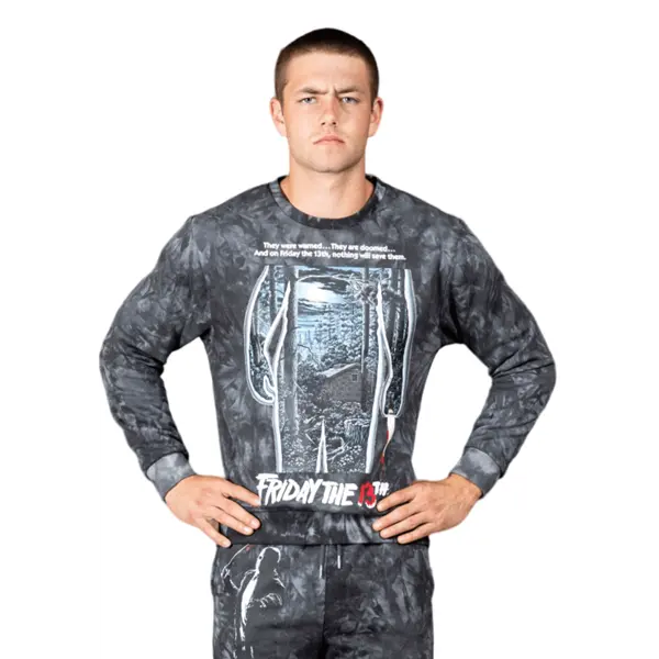 Adult Cakeworthy Friday the 13th Tie Dye Crewneck