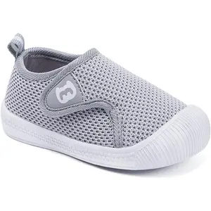 Unisex Baby First Walker Shoes, Easy Slip-On Lightweight Toddler Sneakers, Non-Slip Footwear for 6, 9, 12-18, 24 Months Infants, 12 - 18 Months