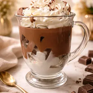 Coffee Latte Candle 16 oz – Dessert Candle with Whipped Wax Topping, Coffee Scented Soy Candle, Realistic Food Candle, Gift for Coffee Lovers, Home Decor