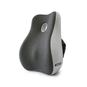 Ergonomic Lumbar Pillow, Waist Back Support Cushion, Adjustable Office Chair Pad, Car Seat Cover, Washable 3D Design, Home Decor, Ergonomic Memory Foam