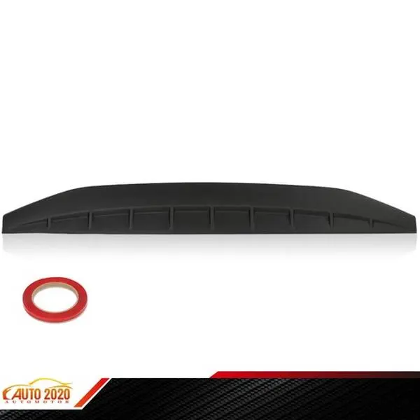 Black ABS Plastic Rear Wing Spoiler Tailgate - Auto Replacement Body Part for 09-18 Ram 1500, 2500, 3500 Ram Trucks