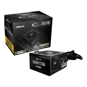 ASRock CL-650G 650 W ATX3.1 80 PLUS GOLD Certified Non-Modular Power Supply ASRock CL-650G 650 W ATX3.1 80 PLUS GOLD Certified Non-Modular Power Supply