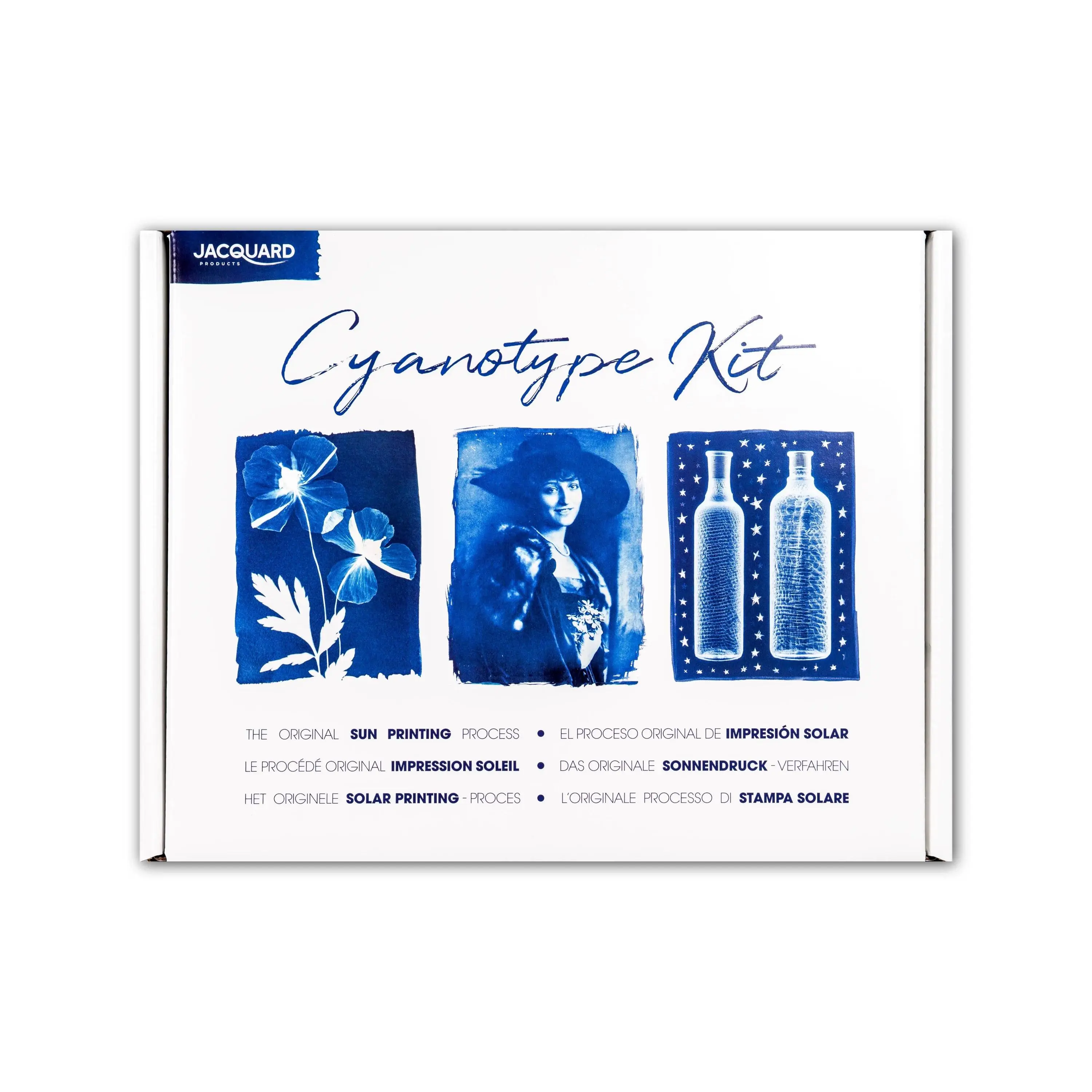 Jacquard Cyanotype Kit – Sun Printing on Paper & Fabric