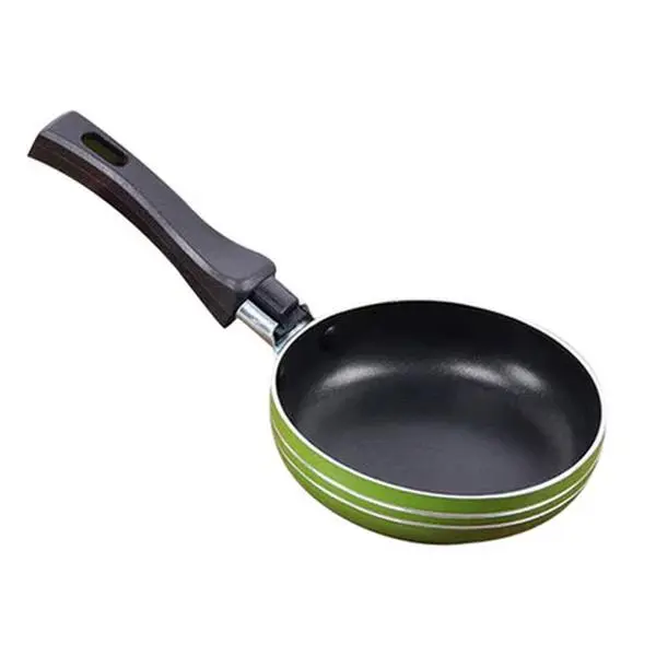 Nonstick Egg Frying Pan - Lightweight Compact Kitchen Cookware Mini Skillet for Apartment, Dorm, RV Cooking Eggs