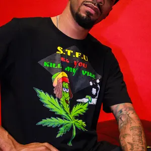 420 Don't Kill My Vibe Soft Lightweight Cotton Streetwear Short-Sleeve Unisex TShirt Size XS - 5XL