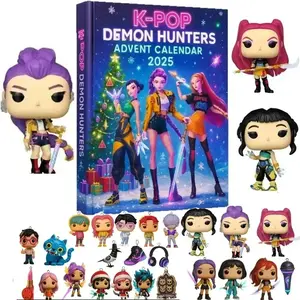 2026 New K-Pop Devil Hunter Calendar Blind Box, Rumi Zoemira Anime PVC Model Doll, Gothic Style Christmas Tree Ornament, Party Set Gift