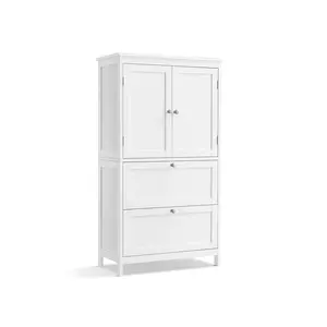 VASAGLE 11.8"D x 23.6"W x 31.5"H Bathroom Floor Storage Cabinet