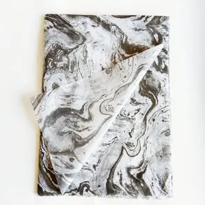 Black Marble  Bulk Tissue Paper  Wrap 25 Sheets 19.7" x 27.5" for Birthday Wedding Graduate  Bags Holiday Party Wrapping  Tissue Paper