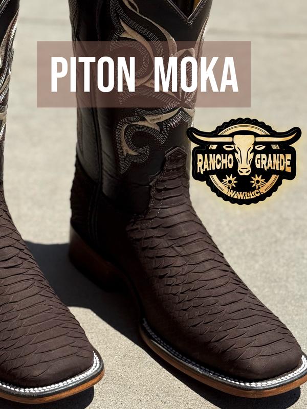 Men's Western Boots Piton Moka