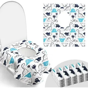 30 Pack Toilet Seat Covers Disposable, Large  Potty Covers for , , and Adults, Individually Wrapped for Travel,  Potty  for Public Restroom, Airplane, Trip