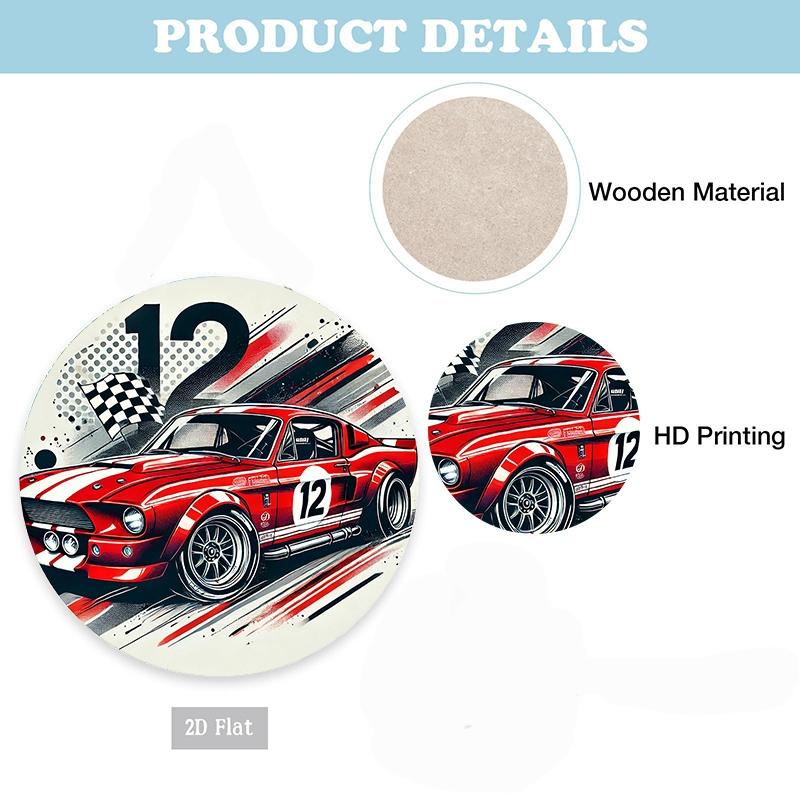 K Studio Hippie Style Decor, Room Aesthetic Poster Set, Plant Wall Art, Record Decoration, 4 Pieces 30cm X 30cm, Home Decor, Wooden Wall Art