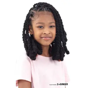 Shake N Go 3X Kids Cuban Twist Soft & Natural 12" FreeTress Equal Synthetic Braiding Hair