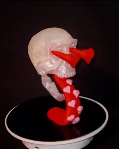 3D Printed Heart Skull