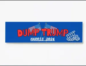 NEW " DUMP TRUMP - Harris 2024 " CAR BUMPER STICKER