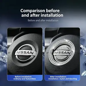 Sparkling rhinestone stickers specifically designed for Nissan cars, stylish interior decoration, perfect for girls and ladies, Girly Car Accessories, trendy car accessories