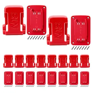 Yellow Universal Tool Holders for DeWalt 20V/12V & Milwaukee M18 Power Tools Heavy Duty ABS Wall Mount Brackets with Screws fitness mount