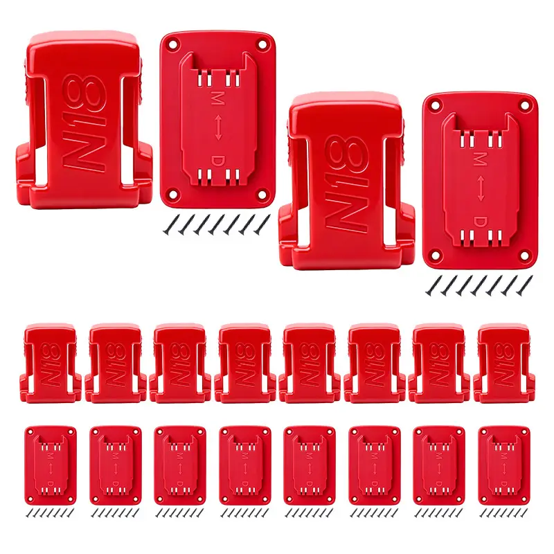 Yellow Universal Tool Holders for DeWalt 20V/12V & Milwaukee M18 Power Tools Heavy Duty ABS Wall Mount Brackets with Screws fitness mount