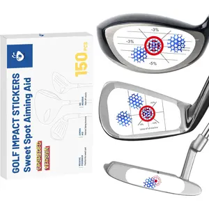 Golf Impact Tape - Self-Teaching Sweet Spot & Instant Swing Feedback -  Golf Swing  Aid for Indoor & Outdoor Practice - Golf Accessories for Beginners & Pros