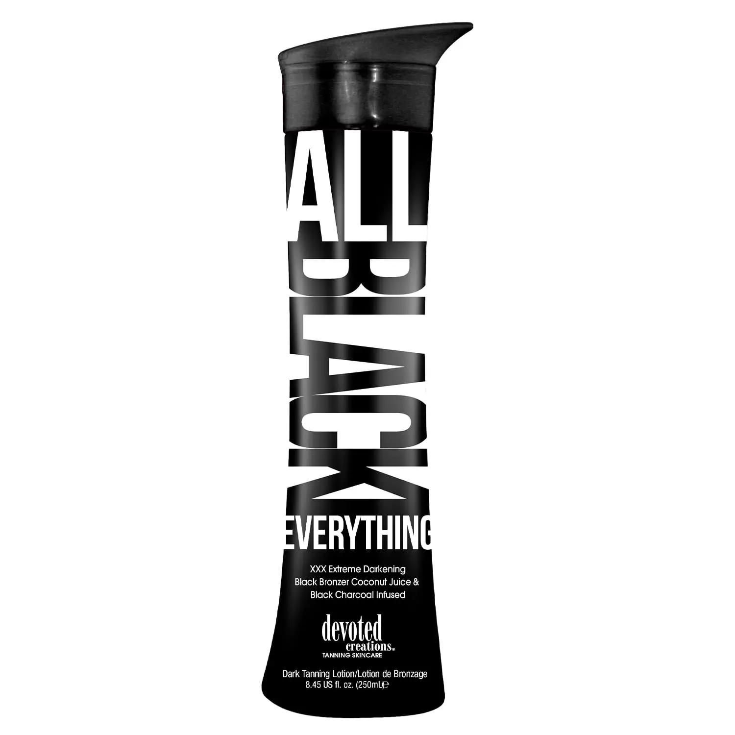 Devoted Creations All Black Everything - Extreme Darkening Black Bronzer Dark Tanning Lotion Moisturizing Skincare