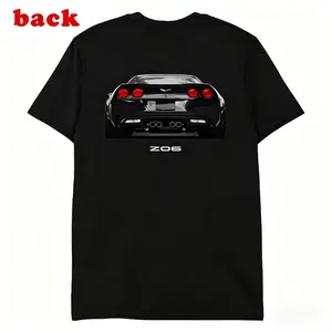 🚗[TikTok Trend][Summer T-shirt] American Sports Car Inspired Graphic Tee – C6 Z06 Style Unisex T-Shirt, Car Enthusiast Apparel, Vintage Racing Fan Shirt, Casual Cotton Short Sleeve Top, Streetwear Outfit, Gift for Men & Women