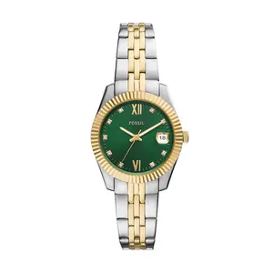 Fossil Women's Scarlette Three-Hand Date, Stainless Steel Watch