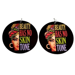 Statement Wood Earrings