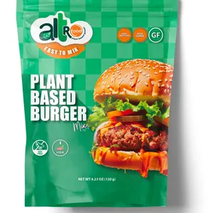 Altrofood Plant-Based Burger, Made in Italy, High Protein, Dairy Free, Soy Free, Gluten Free